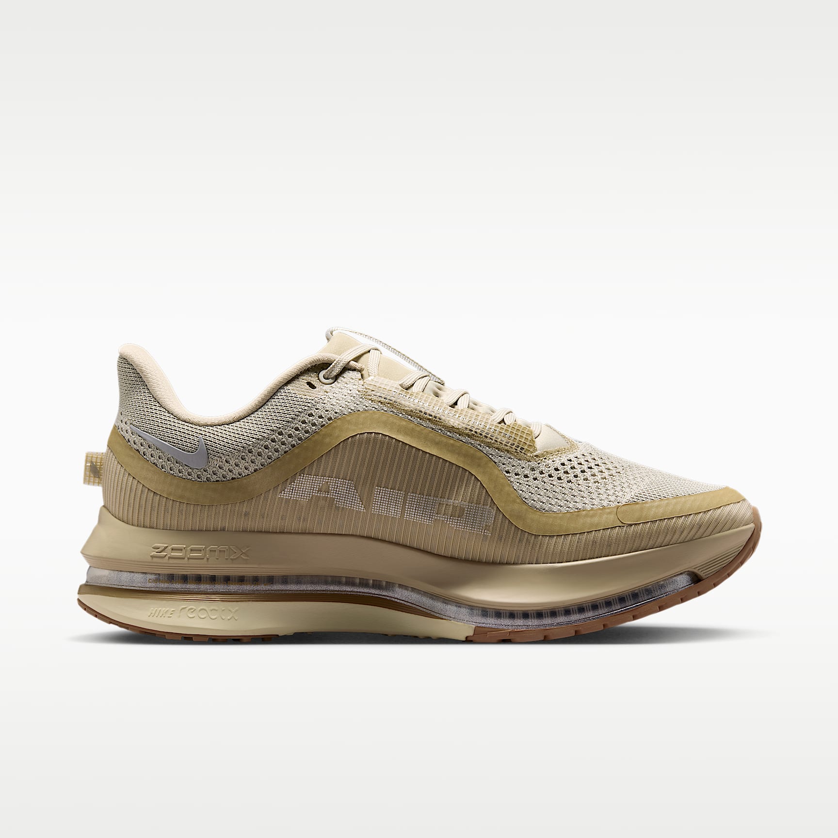 Nike Pegasus Premium Straßenlaufschuh (Herren) – Desert Khaki/Light Khaki/Filbert/Metallic Silver