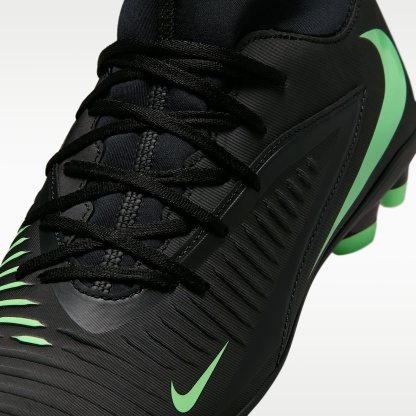 Nike Phantom 6 High Club Fußballschuh für verschiedene Böden – Schwarz/Schwarz/Illusion Green