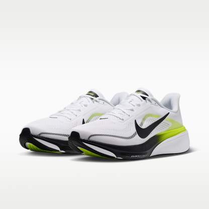 Nike Pegasus 42 Straßenlaufschuh (Herren) – Weiß/Lemon Venom/Weiß/Schwarz