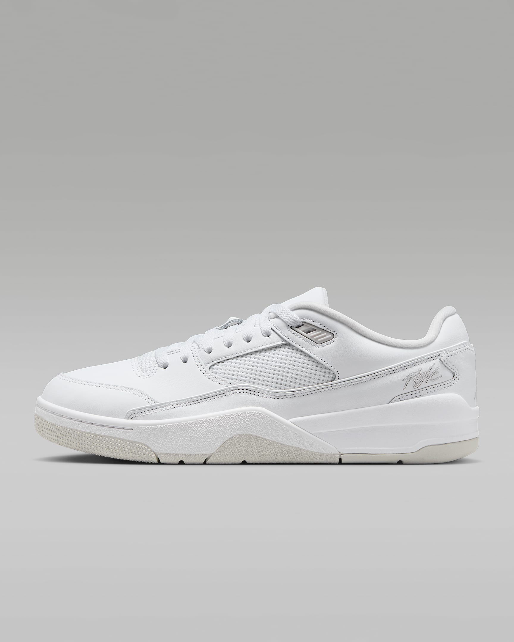 Jordan Flight Court Schuh (Herren) – Weiß/Vast Grey