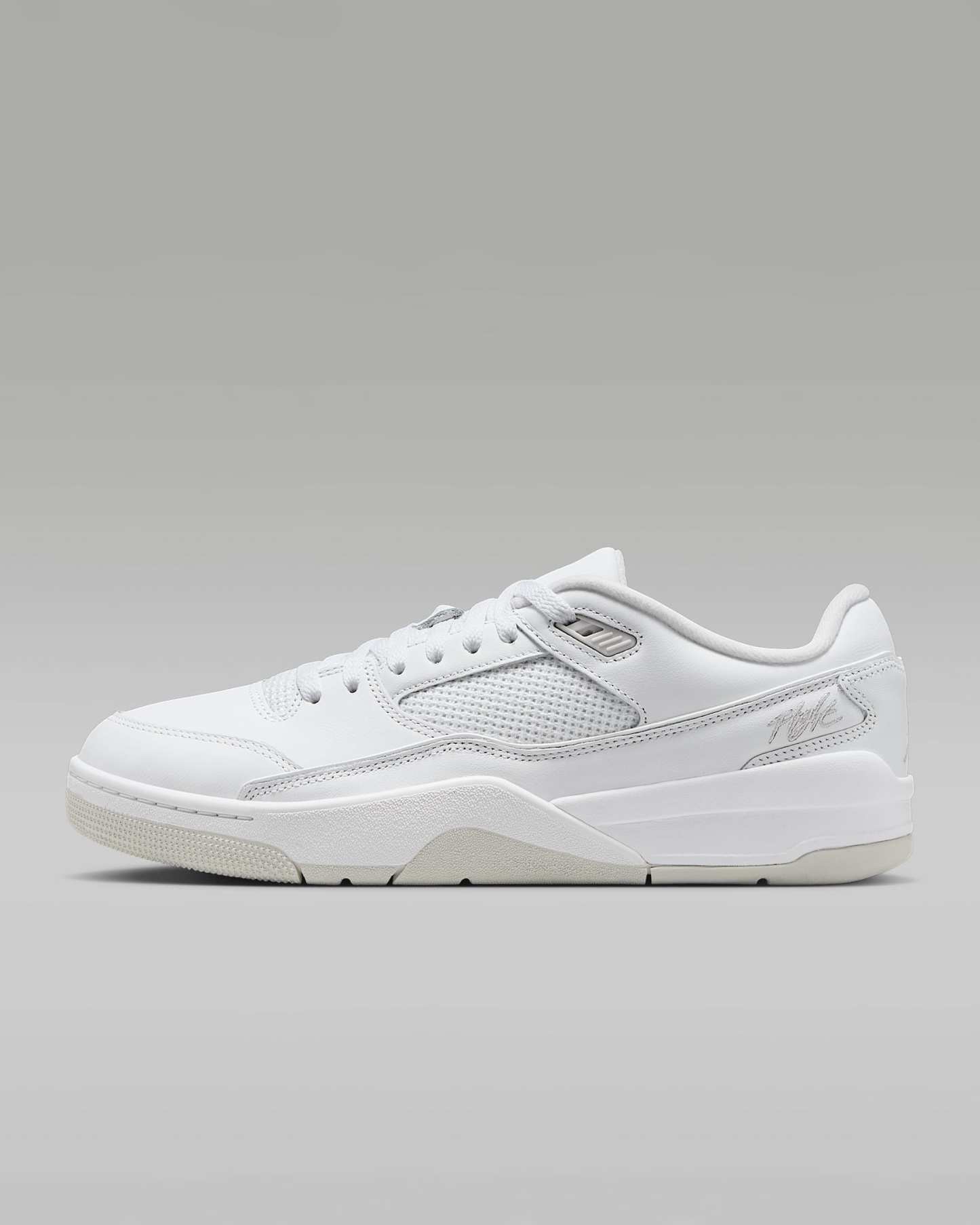 Jordan Flight Court Schuh (Herren) – Weiß/Vast Grey