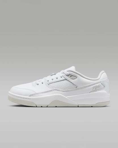 Jordan Flight Court Schuh (Herren) – Weiß/Vast Grey