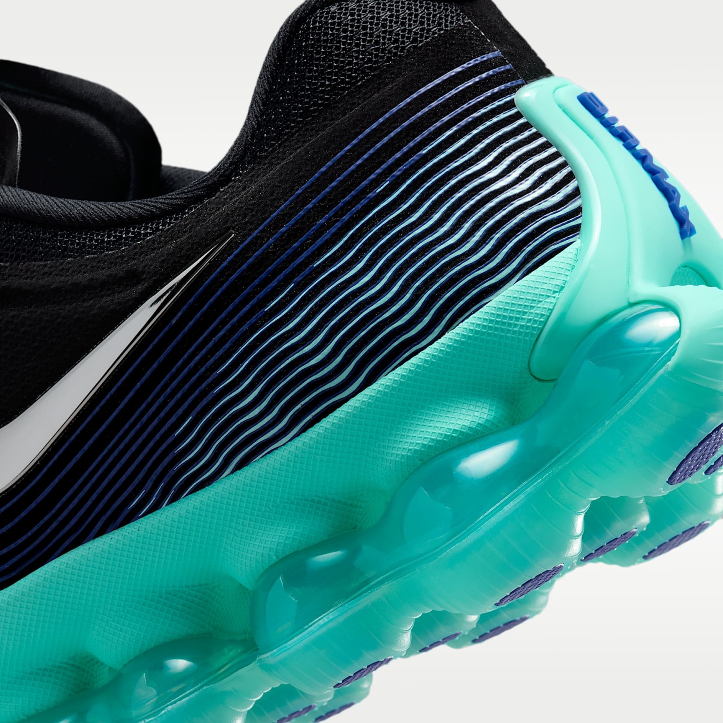 Nike Air Liquid Max Herrenschuh – Schwarz/Radiant Blue/Aurora Green/Chrome
