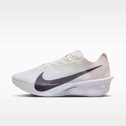 Nike Vaporfly 4 Straßenlaufschuh für Wettkämpfe (Damen) – Barely Green/Chalk/Hyper Crimson/Purple Dynasty
