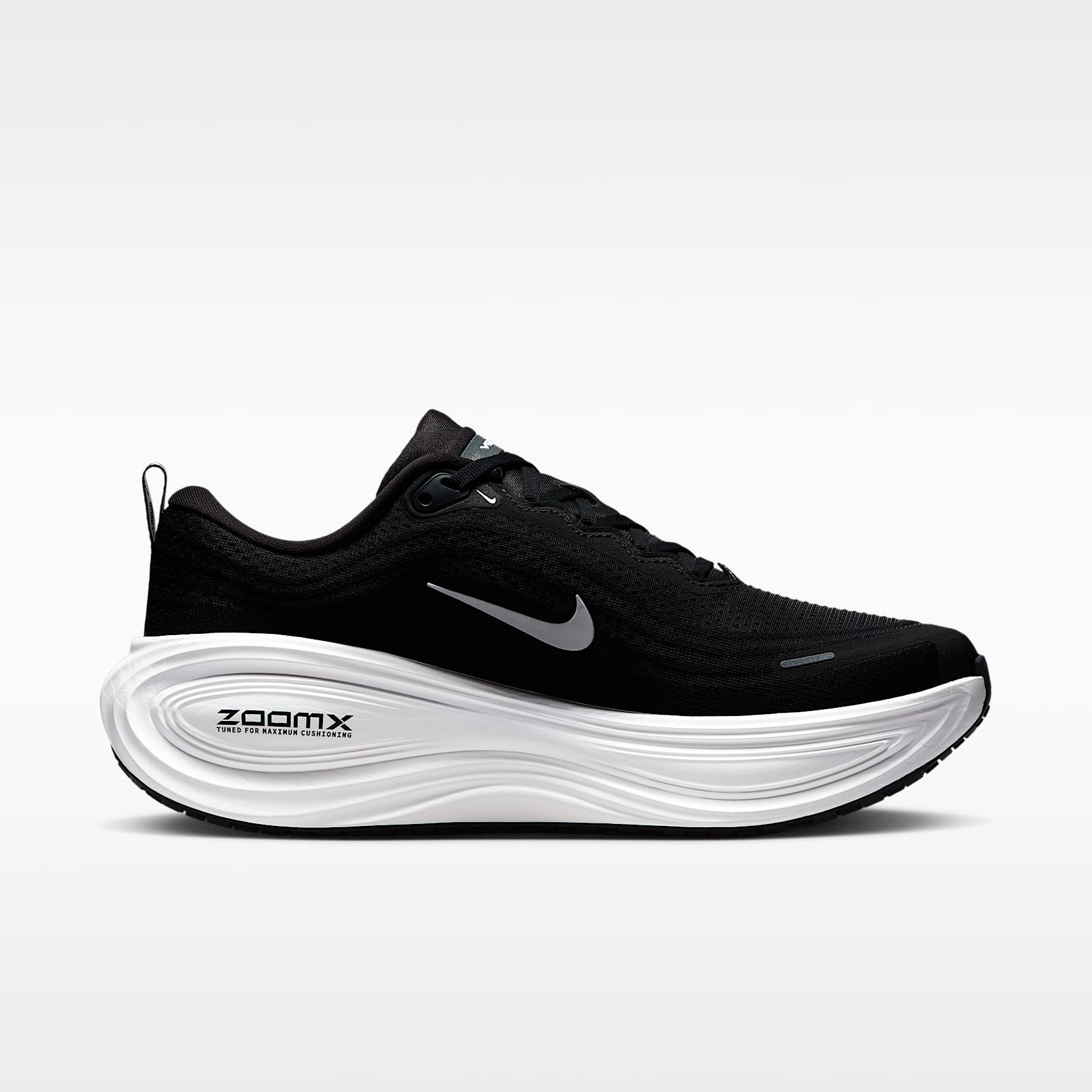 Nike Vomero Plus Straßenlaufschuh (Herren, weit) – Schwarz/Cool Grey/Metallic Dark Grey/Weiß