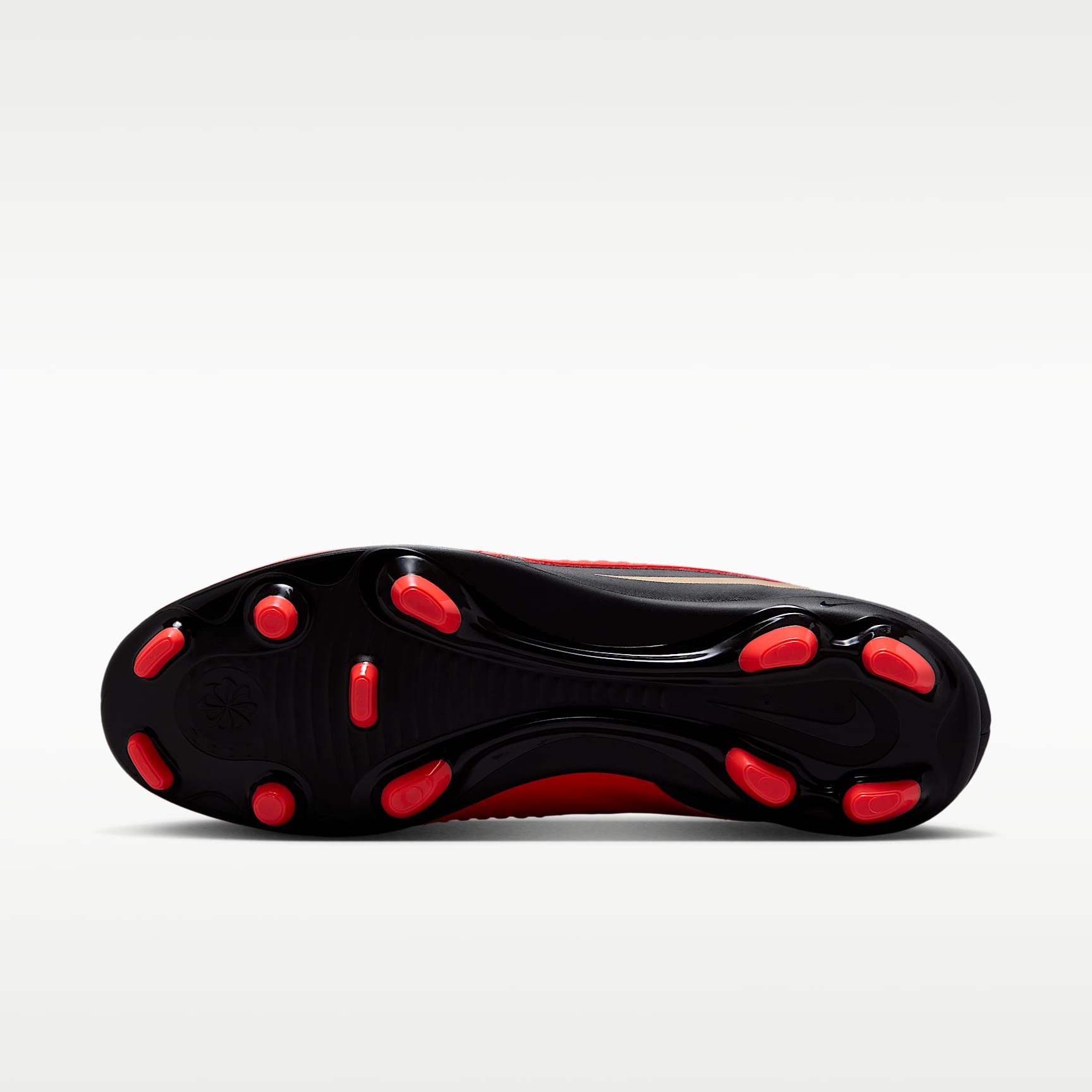 Nike Phantom 6 High Club Fußballschuh für verschiedene Böden – Bright Crimson/Schwarz/Blur