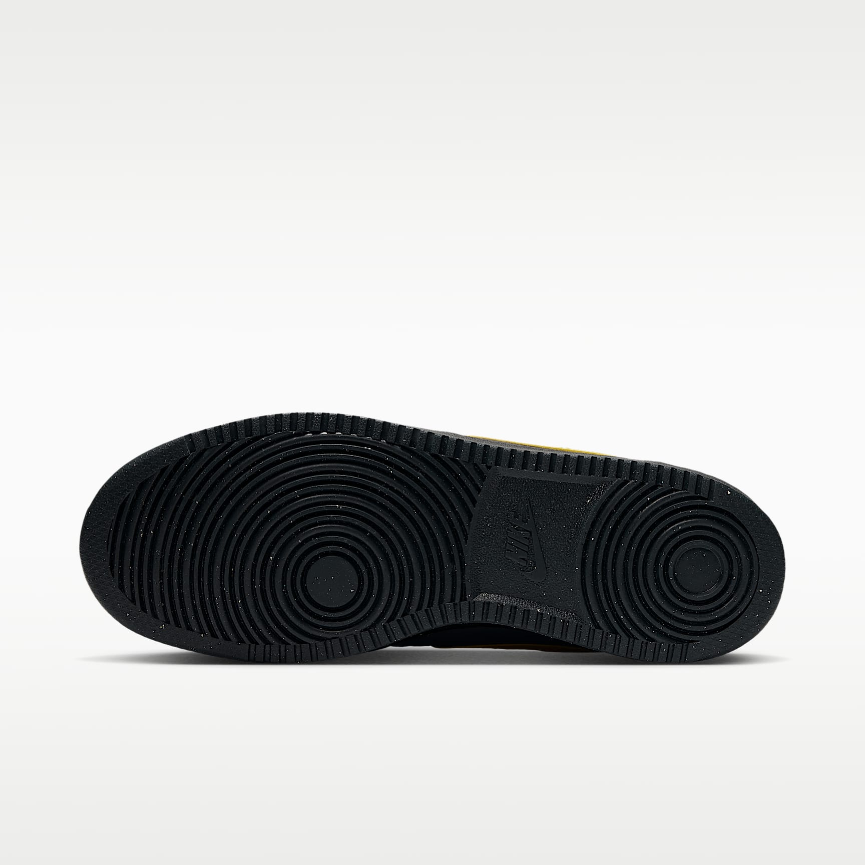 Nike Court Vision Low Herrenschuh – Dark Smoke Grey/Schwarz/Chrome Yellow