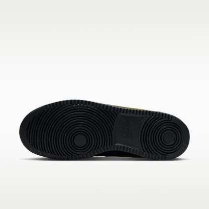 Nike Court Vision Low Herrenschuh – Dark Smoke Grey/Schwarz/Chrome Yellow