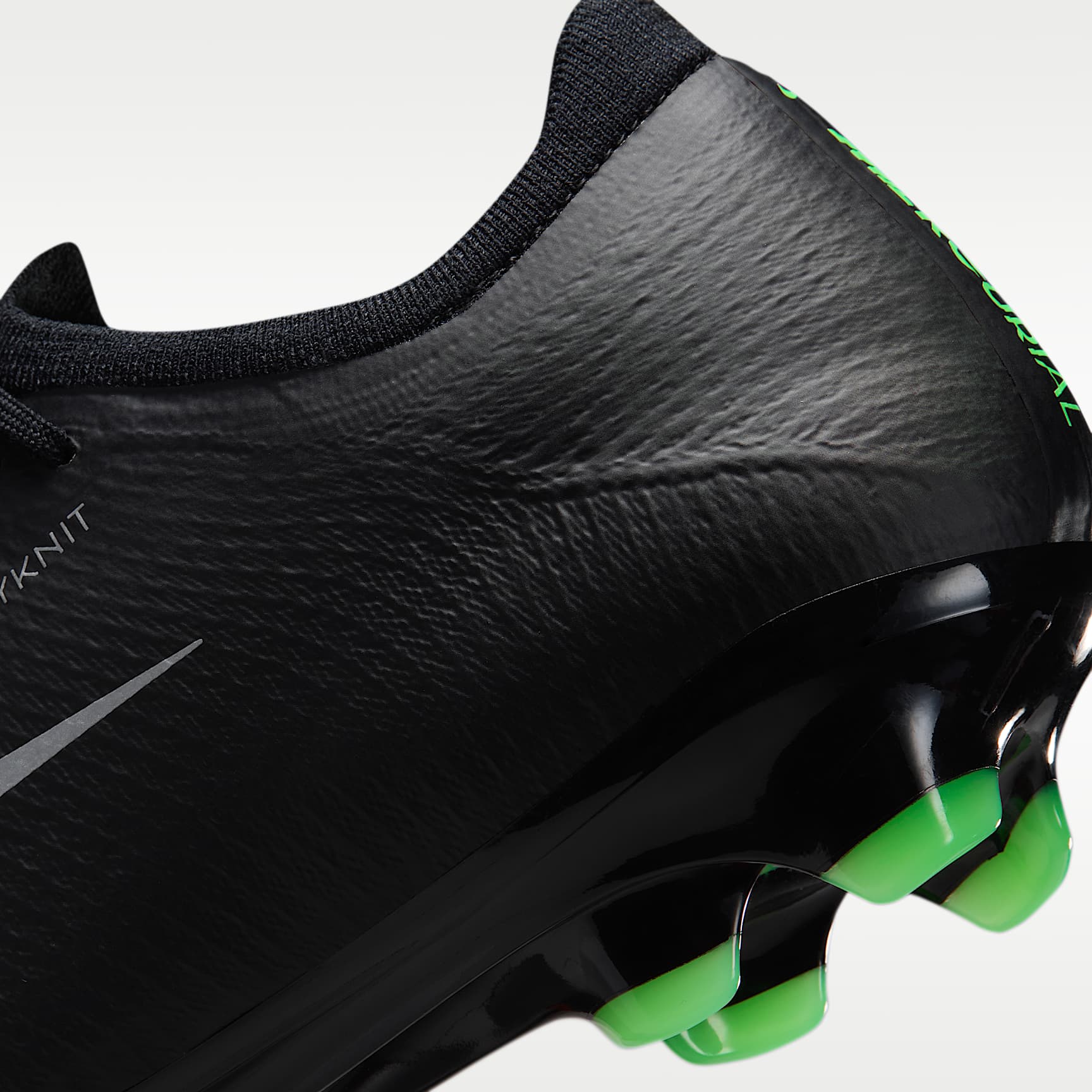 Nike Mercurial Vapor 17 Pro Low-Top-Fußballschuh für normalen Rasen – Schwarz/Schwarz/Illusion Green
