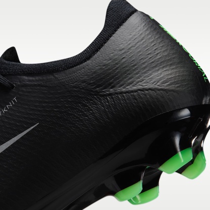 Nike Mercurial Vapor 17 Pro Low-Top-Fußballschuh für normalen Rasen – Schwarz/Schwarz/Illusion Green