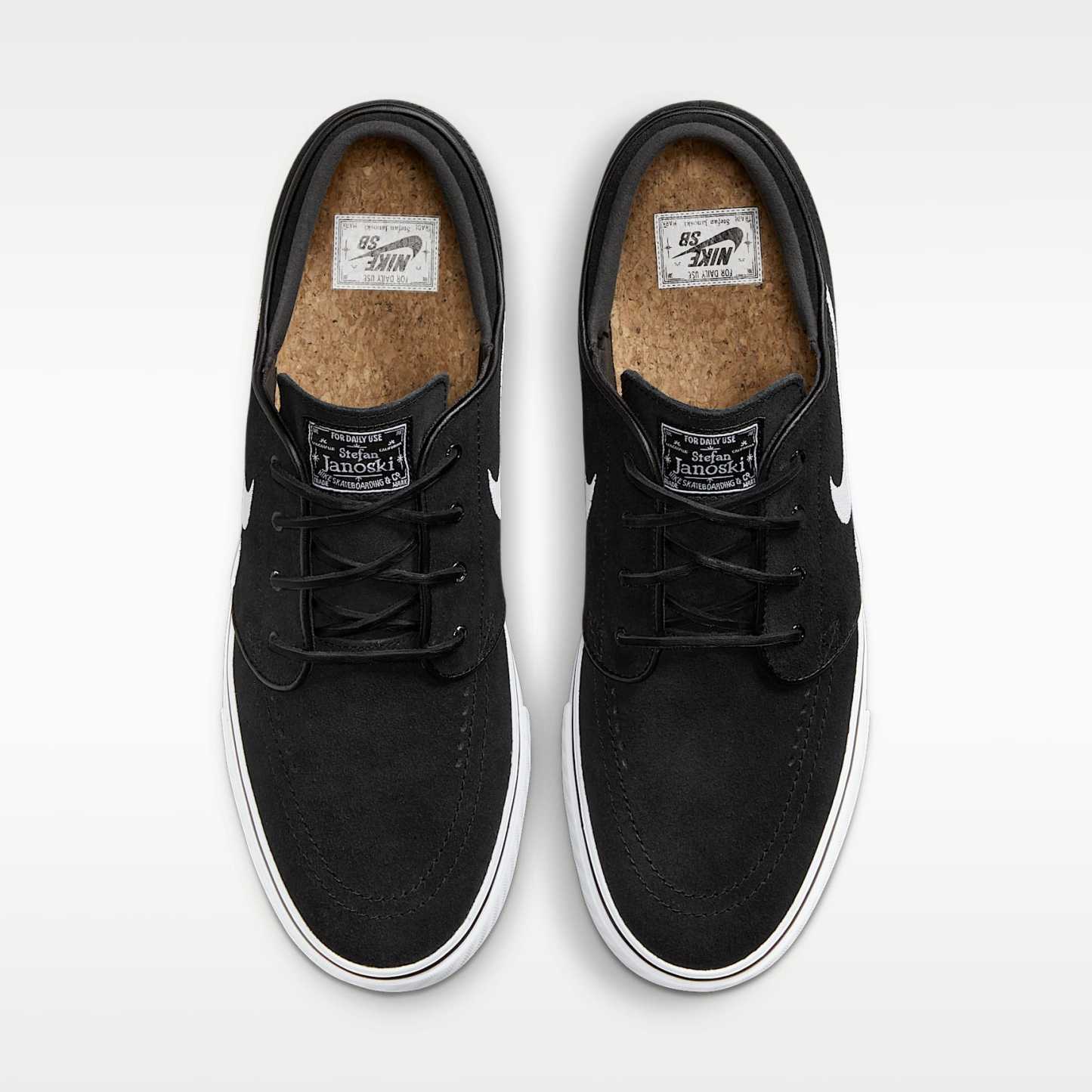 Nike SB Zoom Janoski OG+ Skateschuh – Schwarz/Schwarz/Weiß/Weiß