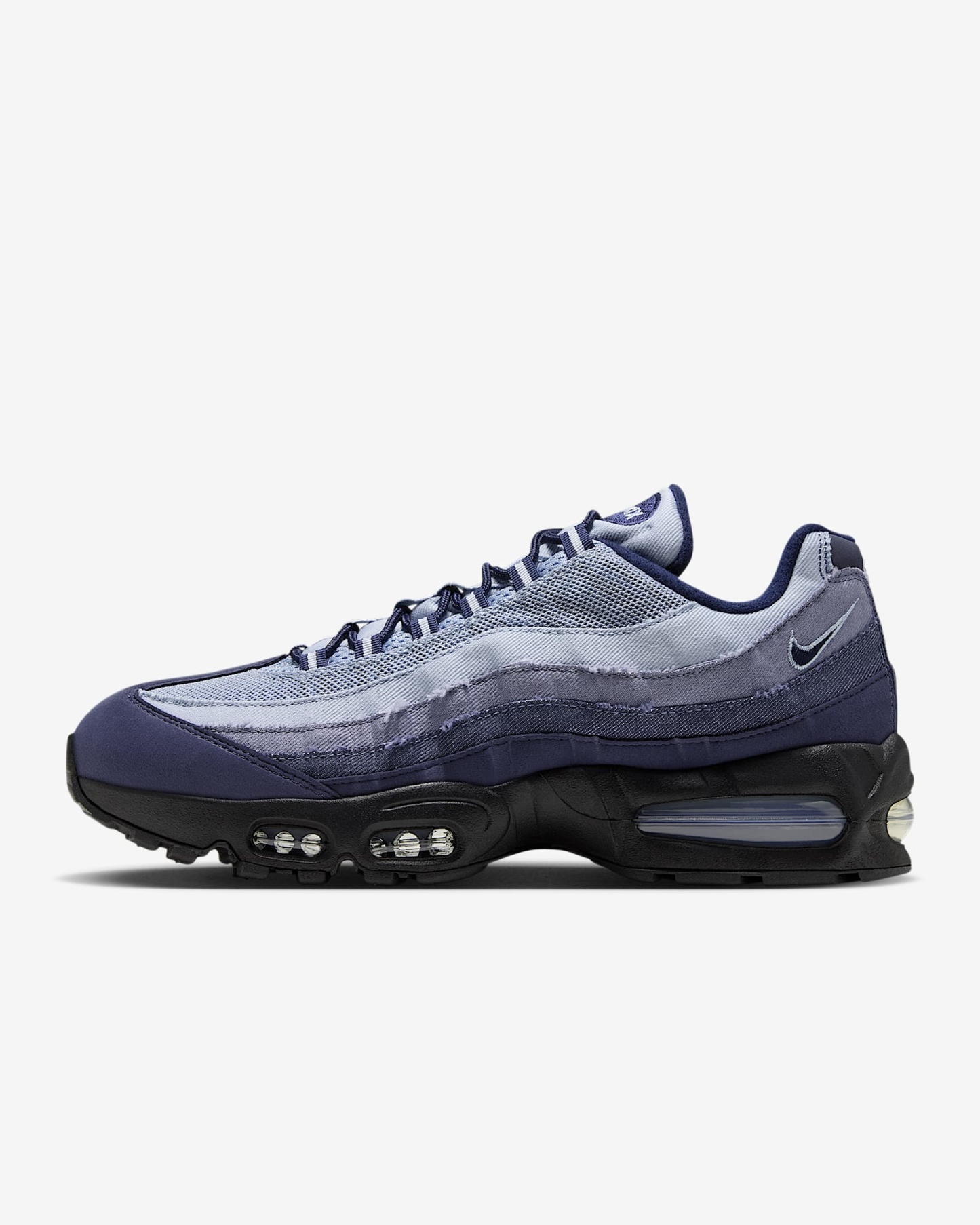 Nike Air Max 95 Big Bubble Schuh (Herren) – Ashen Slate/Midnight Navy/Light Armory Blue/Light Armory Blue