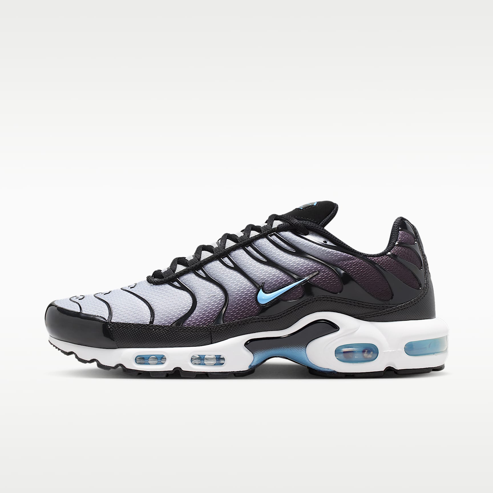 Nike Air Max Plus Schuh (Herren) – Schwarz/Light Smoke Grey/Weiß/Football Blue