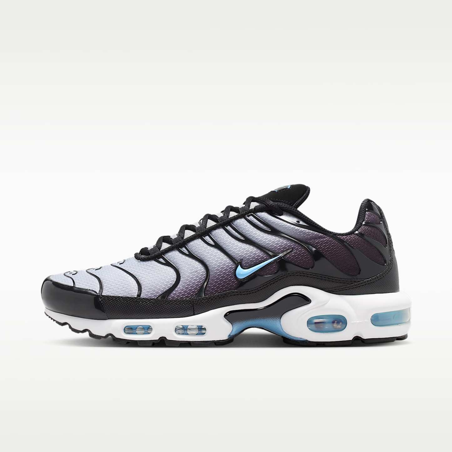 Nike Air Max Plus Schuh (Herren) – Schwarz/Light Smoke Grey/Weiß/Football Blue