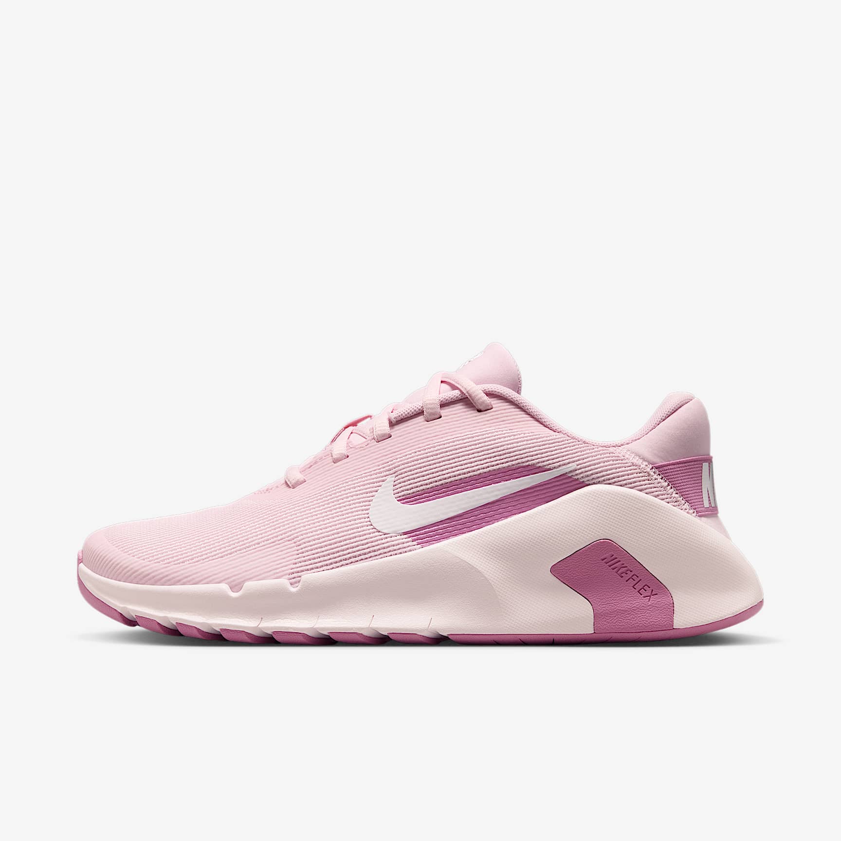 Nike Flex Train Workout-Schuh (Damen) – Pink Foam/Pearl Pink/Peony/Weiß