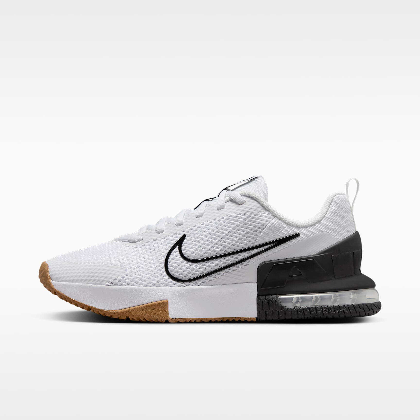 Nike Air Max Alpha Trainer 6 Workout-Schuh (Herren) – Weiß/Schwarz/Gum Medium Brown/Weiß