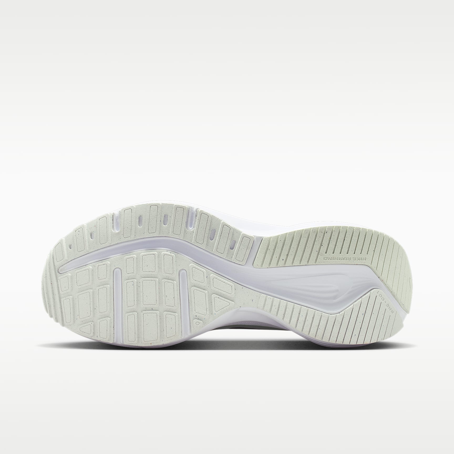 Nike Downshifter 14 Straßenlaufschuh (Damen) – Off White/Barely Green/Weiß/Metallic Silver
