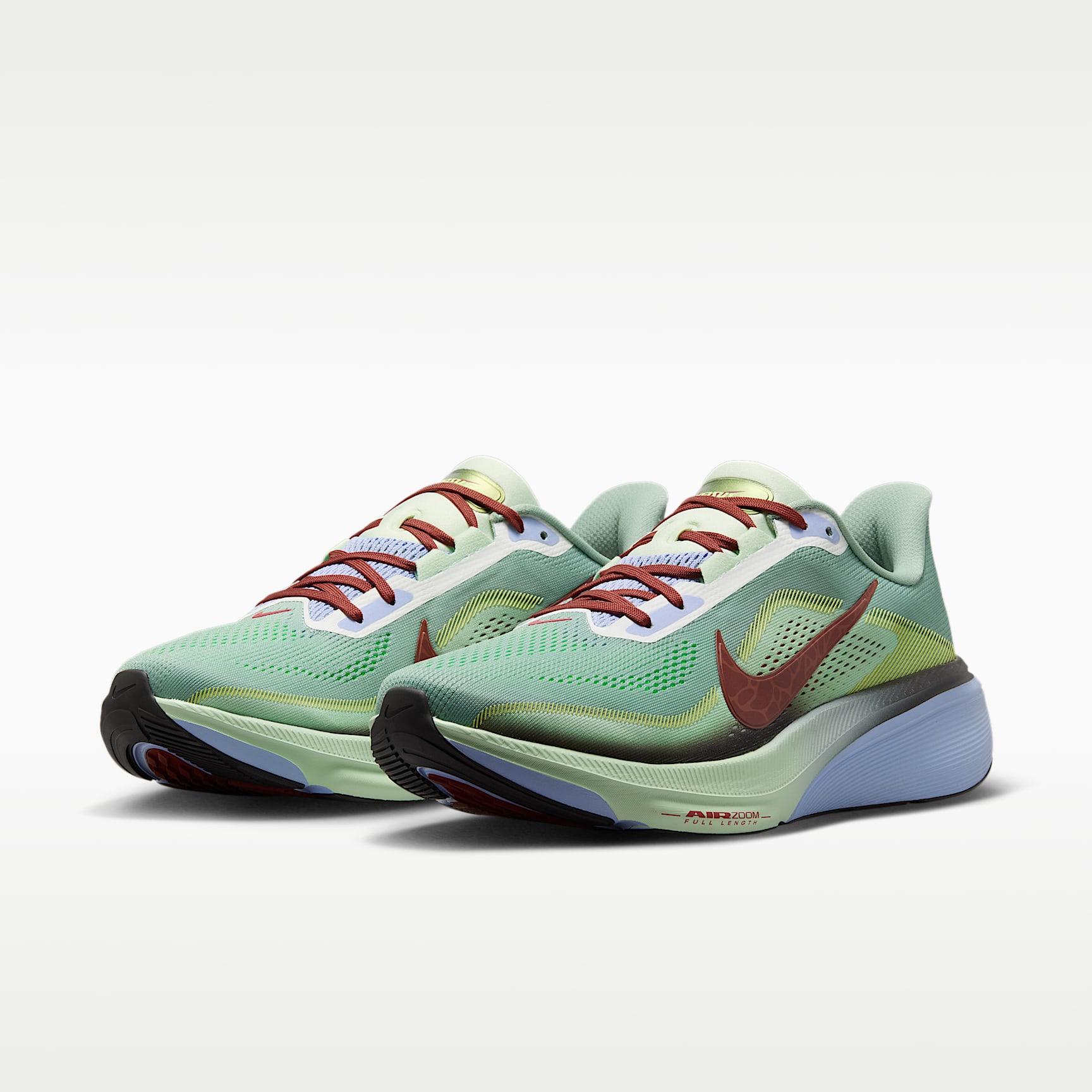Nike Pegasus 42 SE Straßenlaufschuh (Herren) – Steam/Frosted Spruce/Purple Fade/Rugged Orange