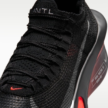 Nike Alphafly 3 Herren-Straßenlaufschuh für Wettkämpfe – Schwarz/Bright Crimson/Wolf Grey/Metallic Silver