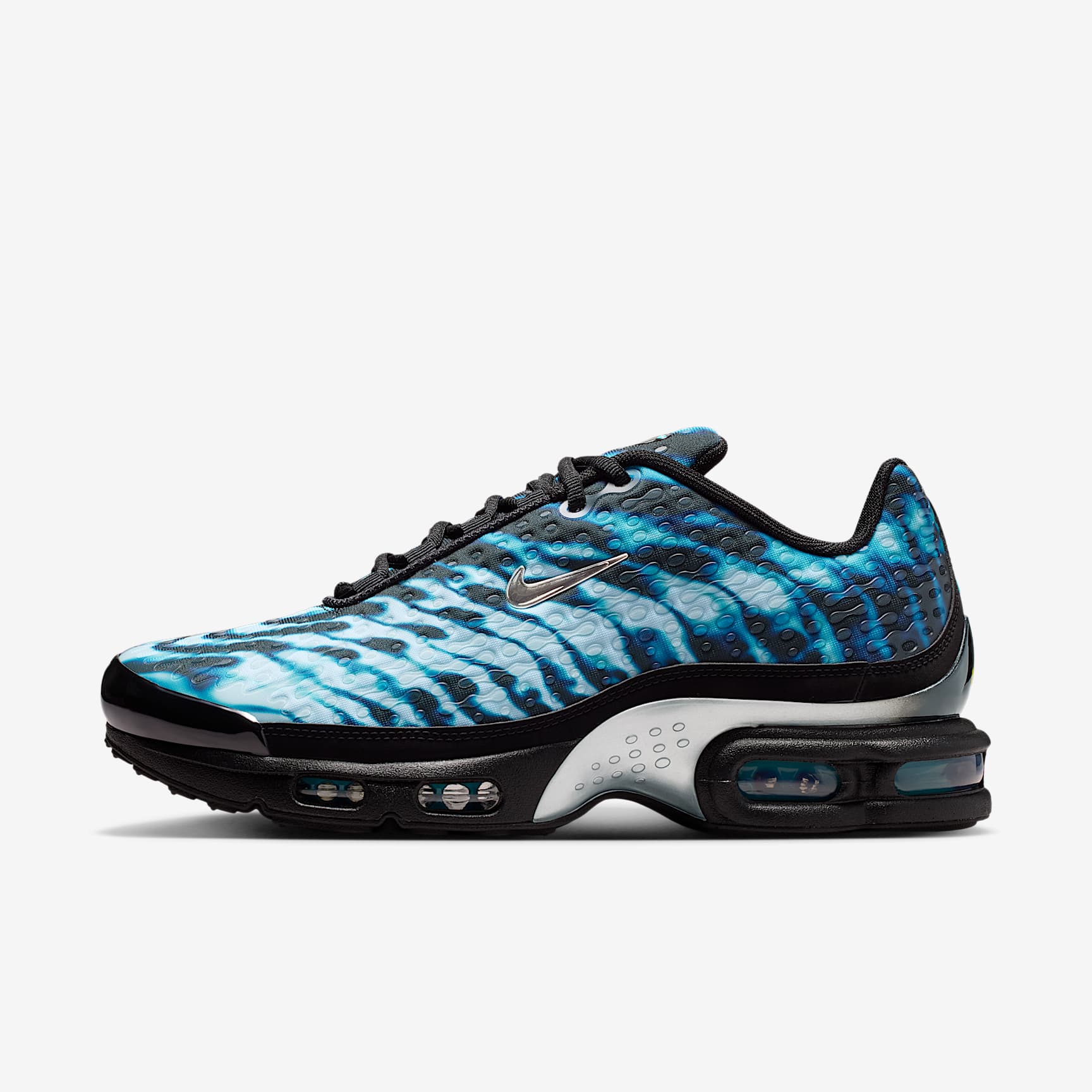 Nike Air Max Plus VII Schuh (Herren) – Schwarz/Gamma Blue/Chrome
