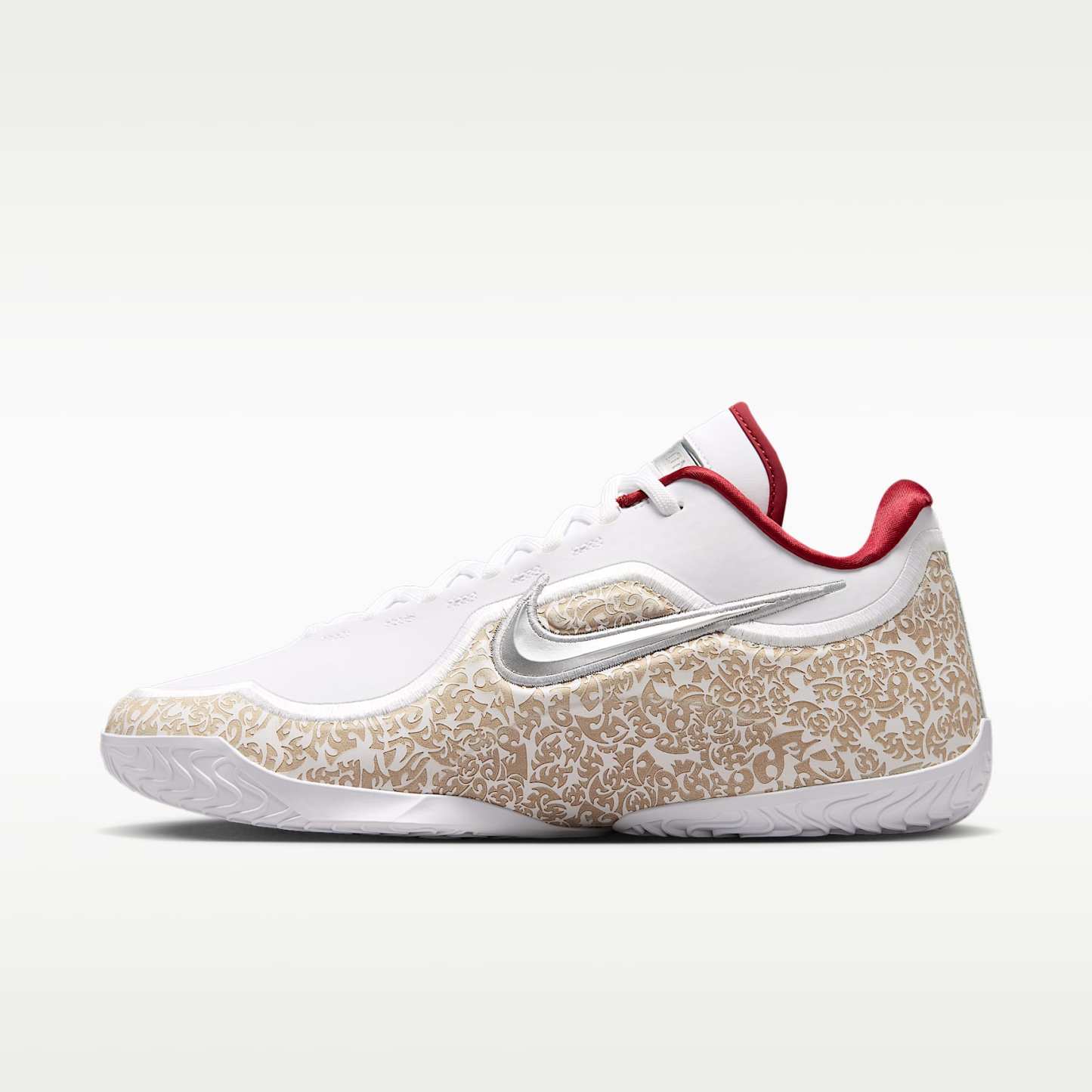 LeBron XXIII Basketballschuhe – Weiß/Team Red/Metallic Silver