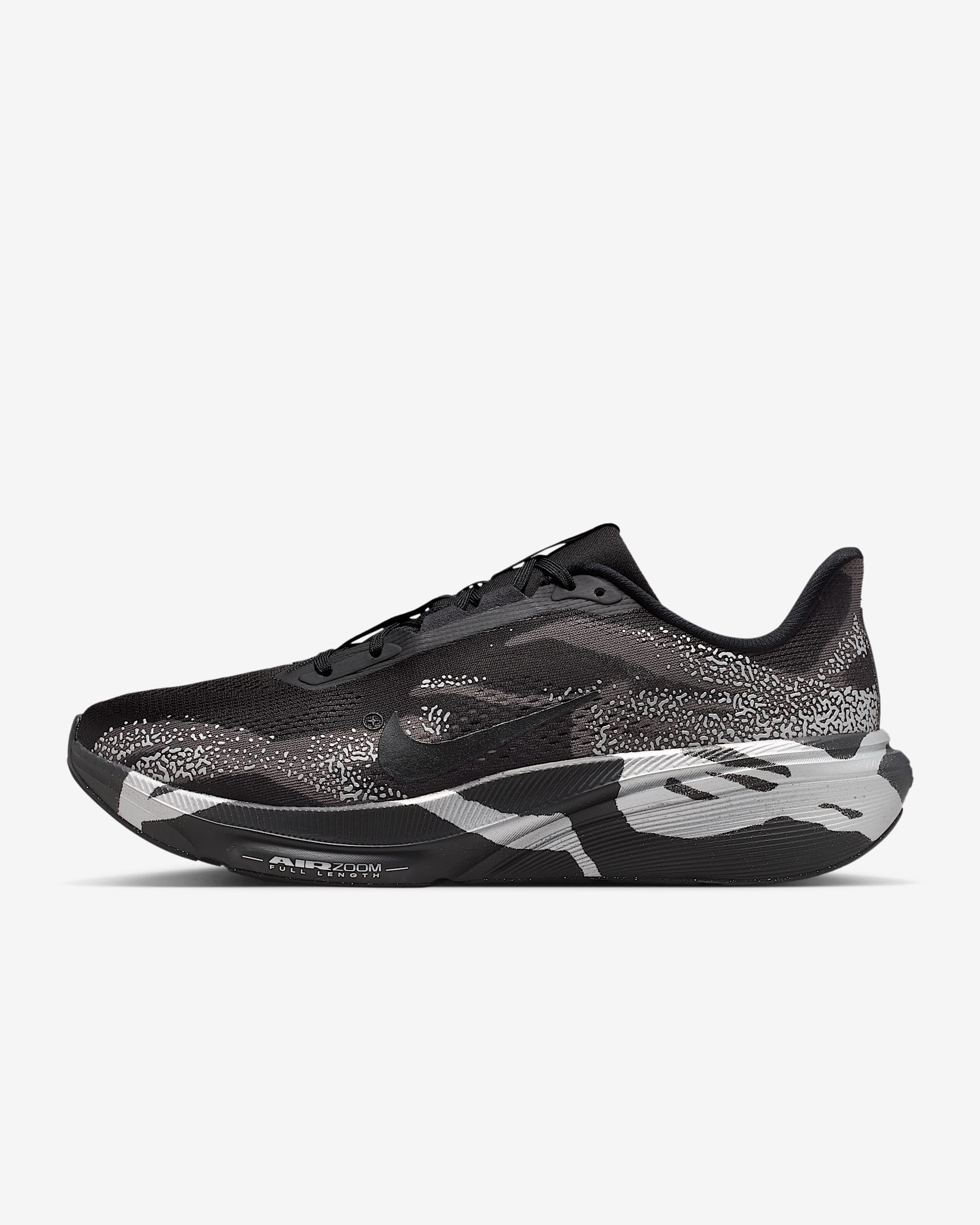Nike Pegasus 42 Straßenlaufschuh (Herren) – Schwarz/Medium Ash/Metallic Silver/Schwarz