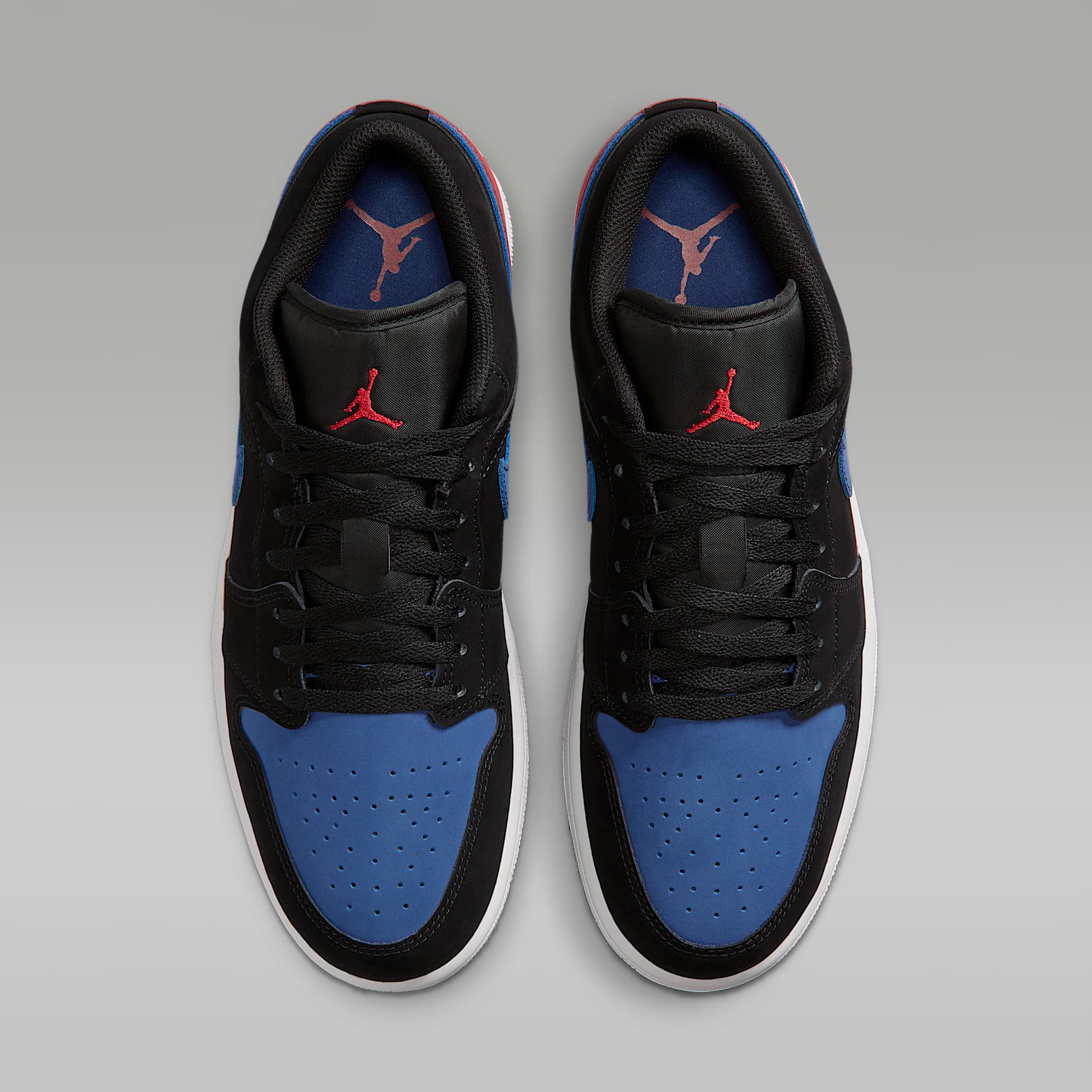 Air Jordan 1 Low Herrenschuh – Schwarz/True Blue/Varsity Red/Summit White