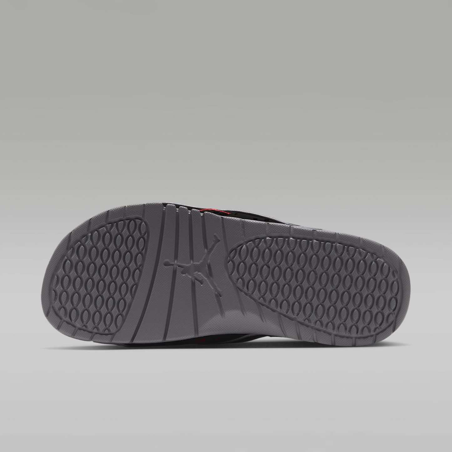 Jordan Hydro 4 Retro Herren-Badeslipper – Schwarz/Cement Grey/Fire Red