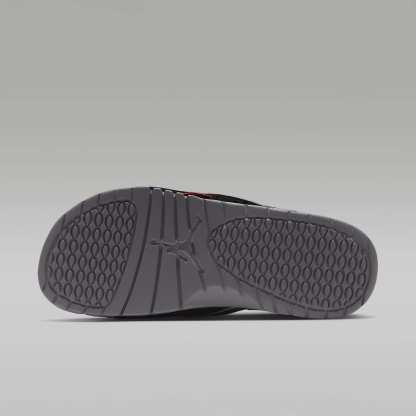 Jordan Hydro 4 Retro Herren-Badeslipper – Schwarz/Cement Grey/Fire Red