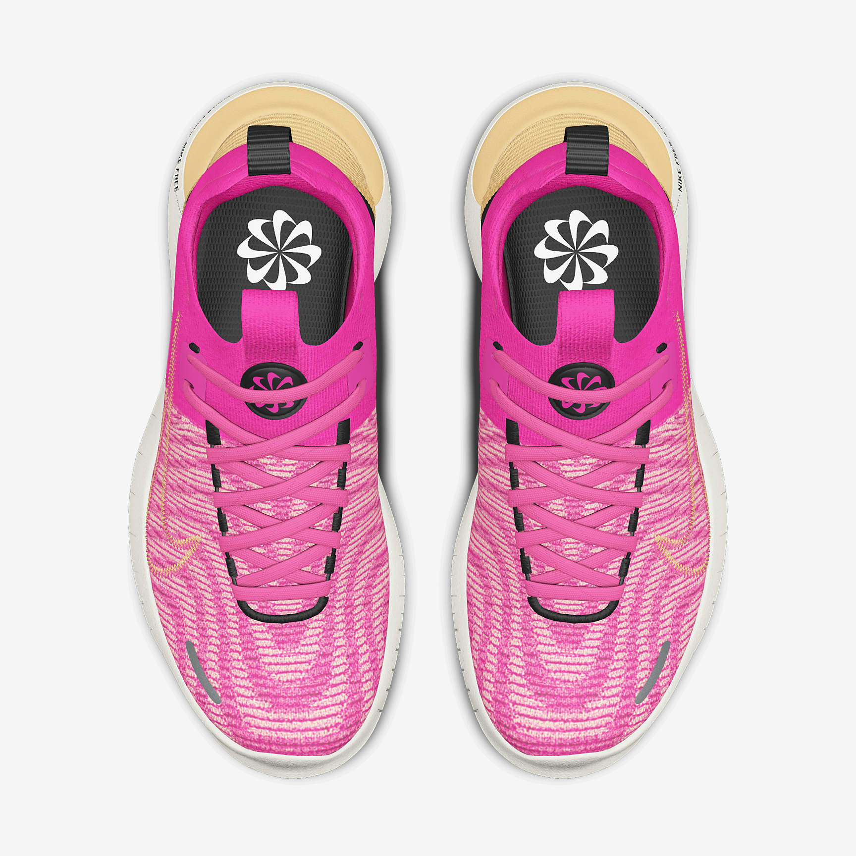 Nike Free RN By You personalisierbarer Straßenlaufschuh für Herren – Weiß/Platinum Tint/Weiß [3065382787]