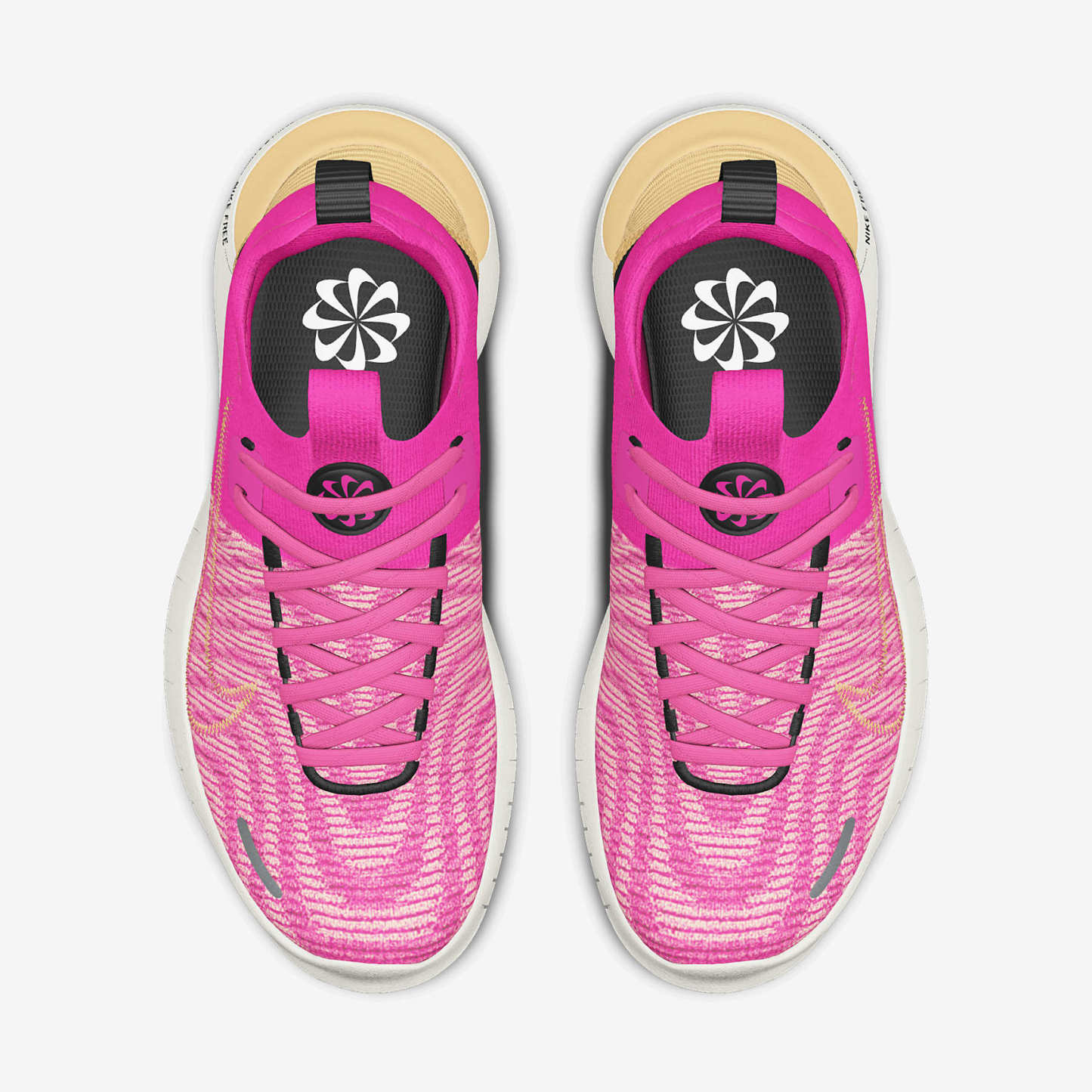 Nike Free RN By You personalisierbarer Straßenlaufschuh für Herren – Weiß/Platinum Tint/Weiß [3065382787]