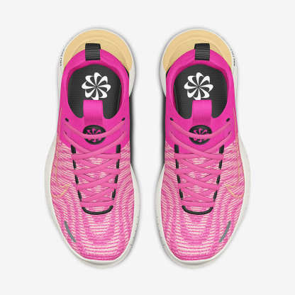 Nike Free RN By You personalisierbarer Straßenlaufschuh für Herren – Weiß/Platinum Tint/Weiß [3065382787]