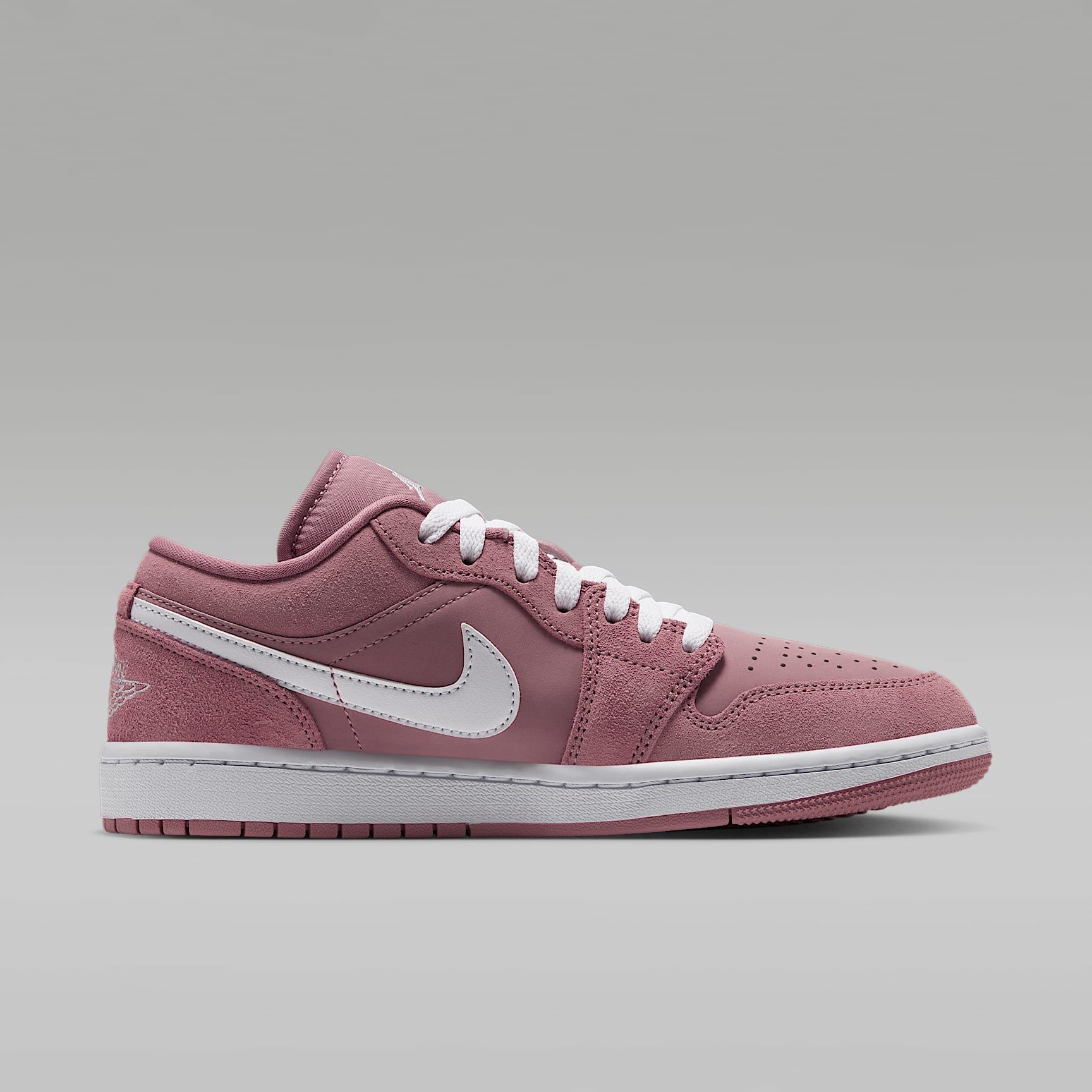 Air Jordan 1 Low Damenschuh – Rust Pink/Rust Pink/Weiß