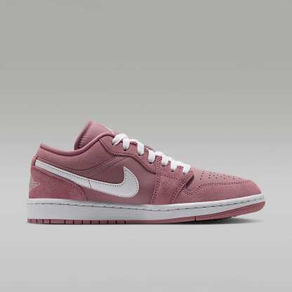 Air Jordan 1 Low Damenschuh – Rust Pink/Rust Pink/Weiß
