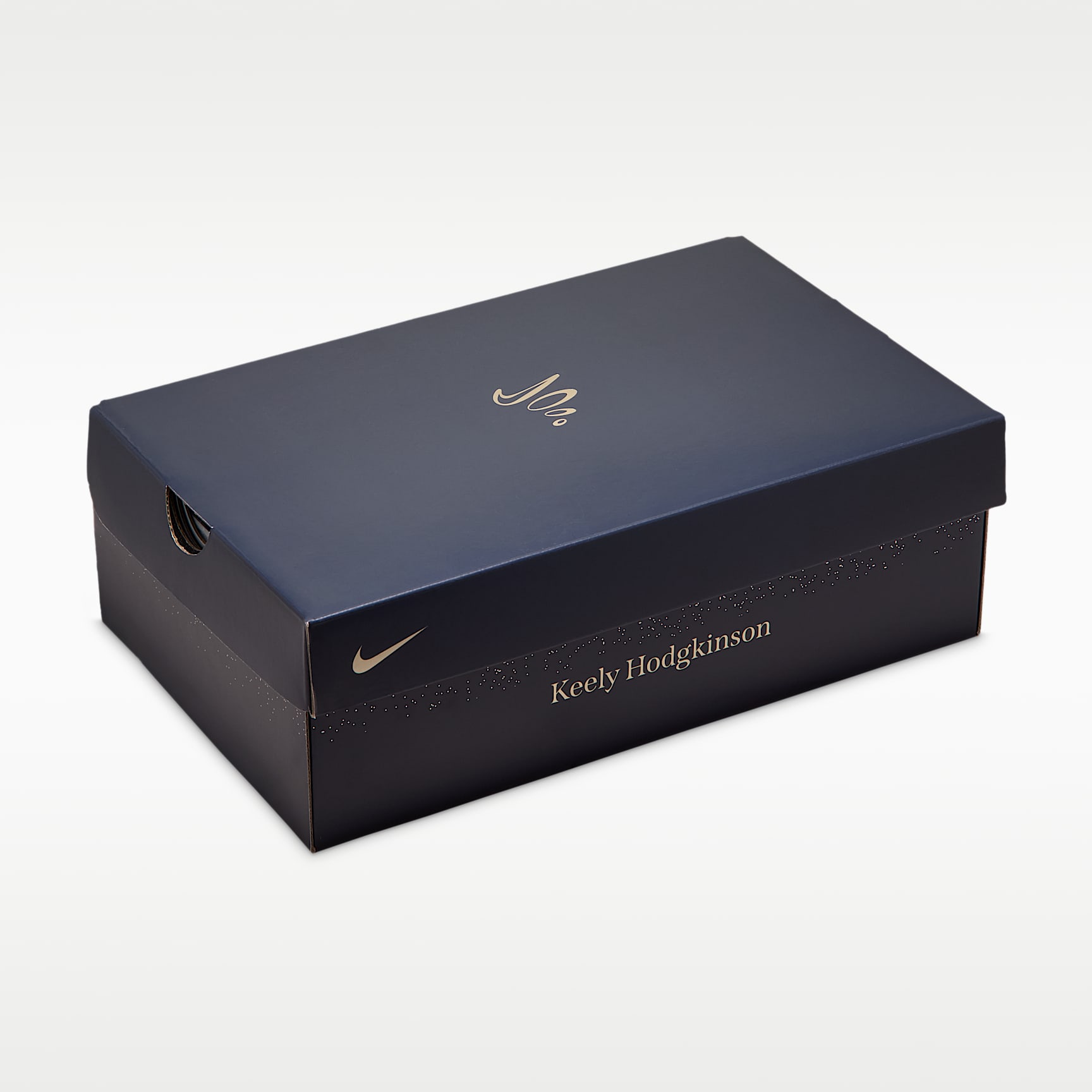 Nike Victory 2 "Keely Hodgkinson" Laufspikes für Langstrecken – Schwarz/Pitch Blue/Blackened Blue/Blur