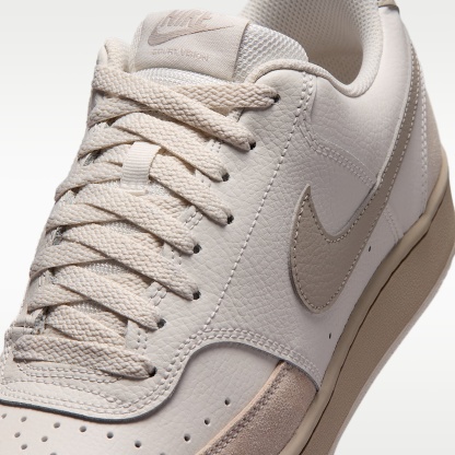 Nike Court Vision Low Suede Schuh (Herren) – Phantom/Cream II