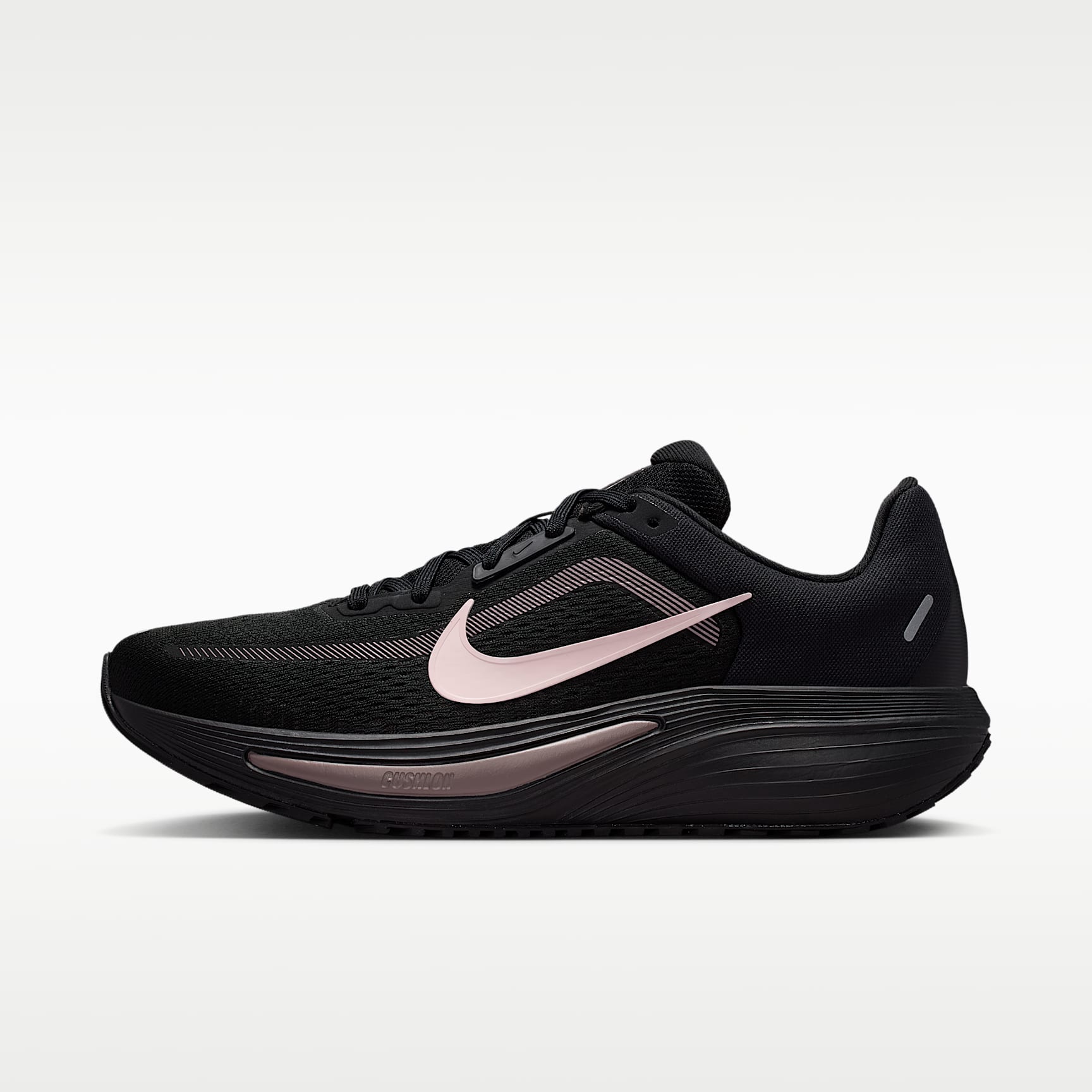Nike Quest 7 Straßenlaufschuhe (Damen) – Schwarz/Taupe Haze/Silt Red