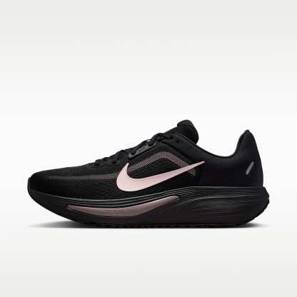 Nike Quest 7 Straßenlaufschuhe (Damen) – Schwarz/Taupe Haze/Silt Red