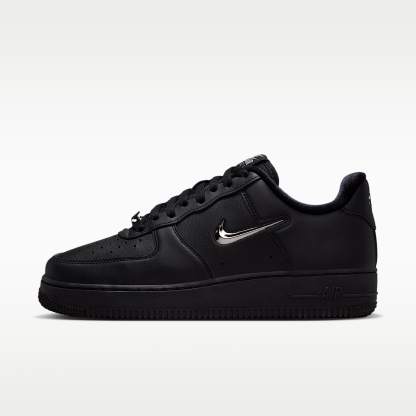 Nike Air Force 1 '07 Schuh (Damen) – Schwarz/Wolf Grey/Metallic Silver