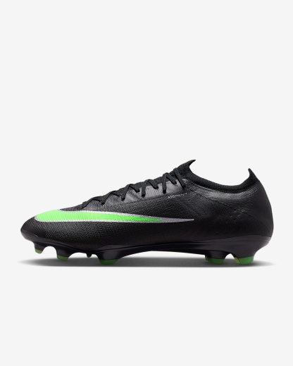 Nike Mercurial Vapor 17 Elite Low-Top-Fußballschuh für normalen Rasen – Schwarz/Schwarz/Illusion Green