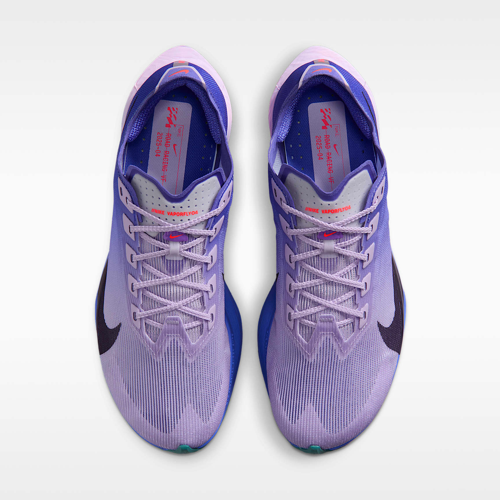 Nike Vaporfly 4 Straßenlaufschuh für Wettkämpfe (Damen) – Violet Mist/Persian Violet/Hot Lava/Purple Dynasty