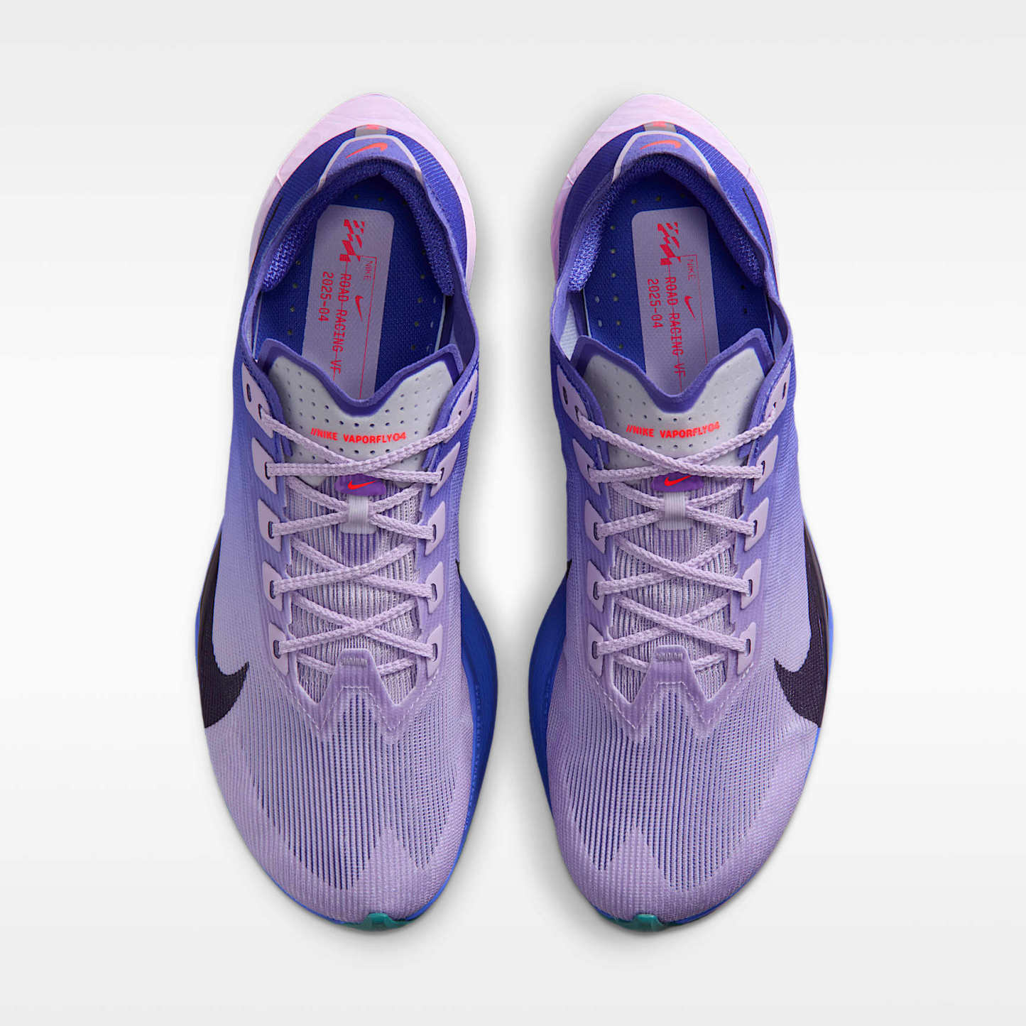 Nike Vaporfly 4 Straßenlaufschuh für Wettkämpfe (Damen) – Violet Mist/Persian Violet/Hot Lava/Purple Dynasty
