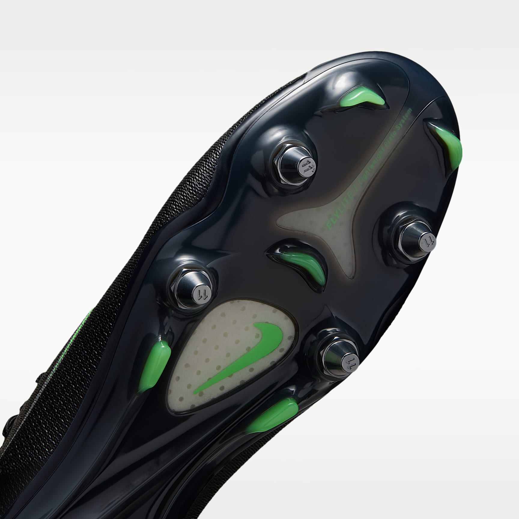 Nike Mercurial Vapor 17 Elite Low-Top-Fußballschuh für weichen Rasen – Schwarz/Schwarz/Illusion Green
