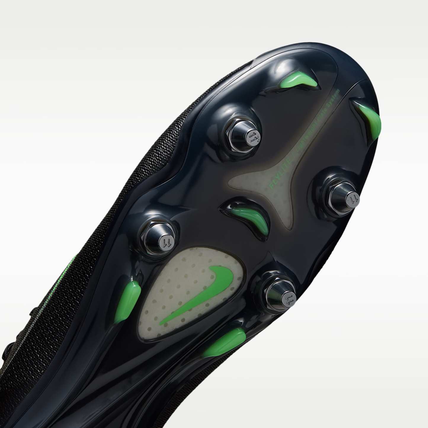 Nike Mercurial Vapor 17 Elite Low-Top-Fußballschuh für weichen Rasen – Schwarz/Schwarz/Illusion Green