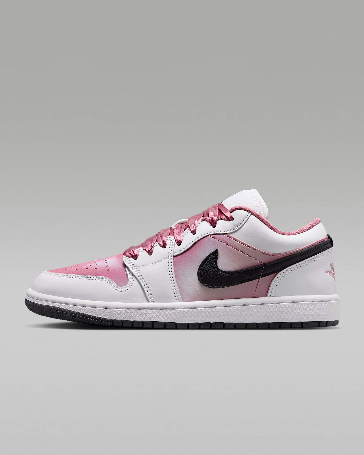 Air Jordan 1 Low SE Damenschuh – Weiß/Schwarz/Desert Berry