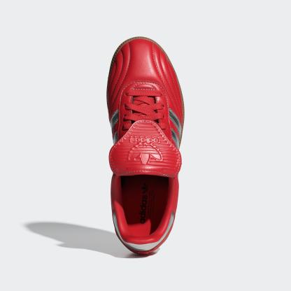 Samba LT Schuh – Better Scarlet / Silver Metallic / Gum – JS3938