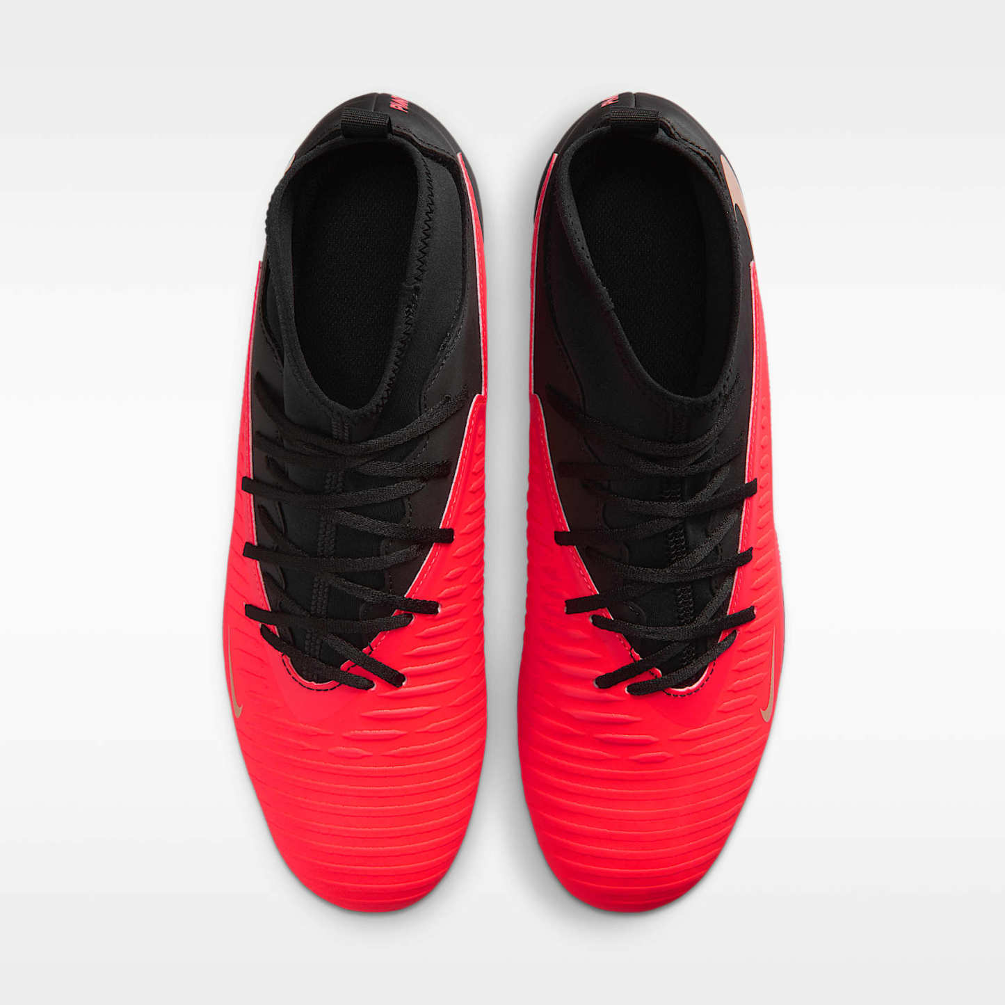 Nike Phantom 6 High Club Fußballschuh für verschiedene Böden – Bright Crimson/Schwarz/Blur
