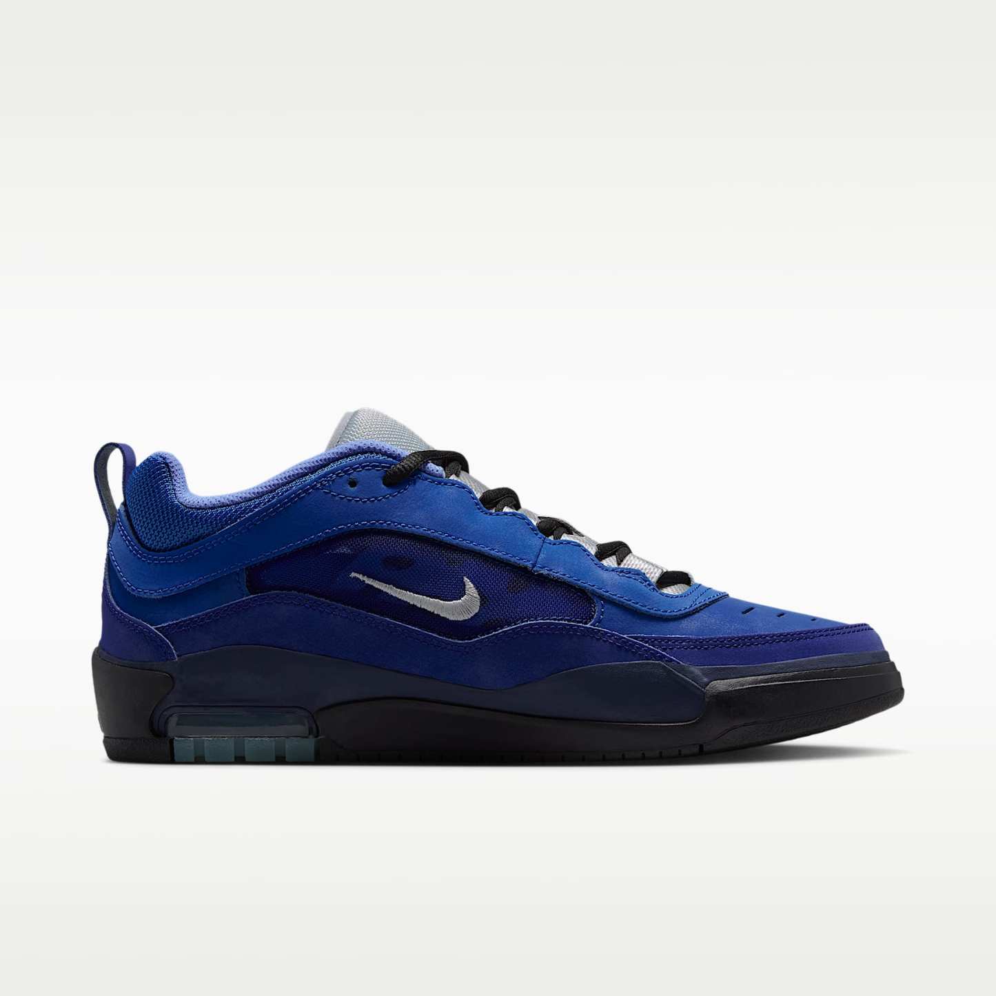 Nike Air Max Ishod Skateboardschuh – Blue Void/Radiant Blue/Bright Blue/Metallic Silver
