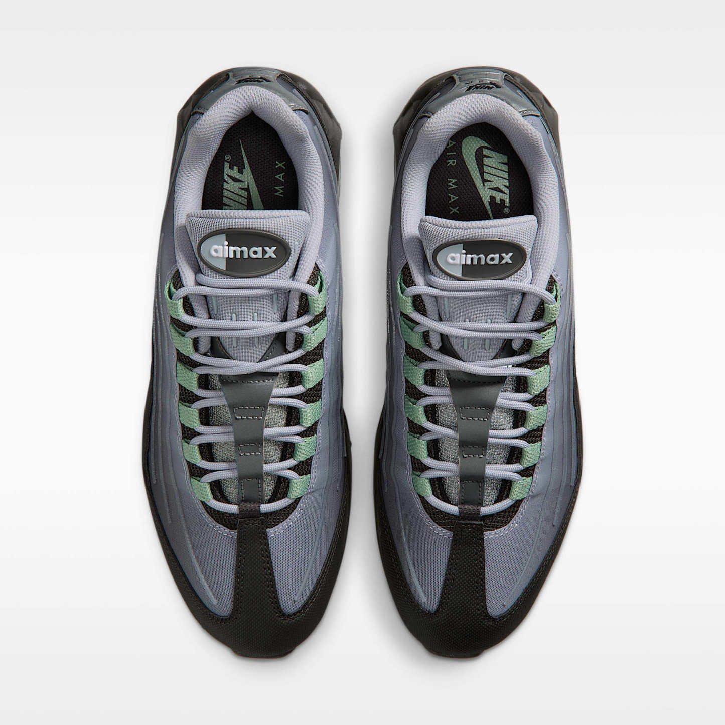 Nike Air Max 95 Big Bubble Tech Schuh (Herren) – Medium Ash/Wolf Grey/Metallic Silver/Steam