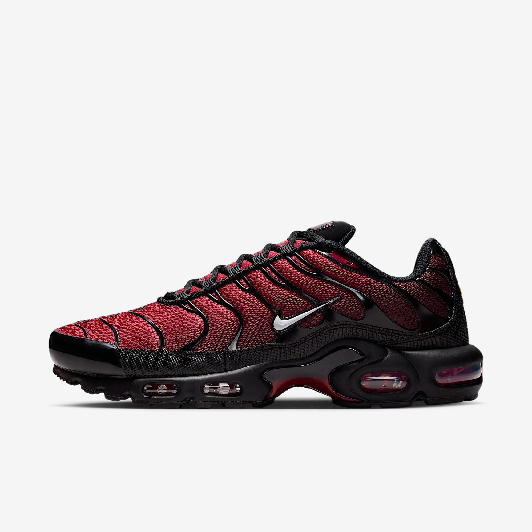 Nike Air Max Plus Schuh (Herren) – Tough Red/Schwarz/Mystic Dates/Grey Fog